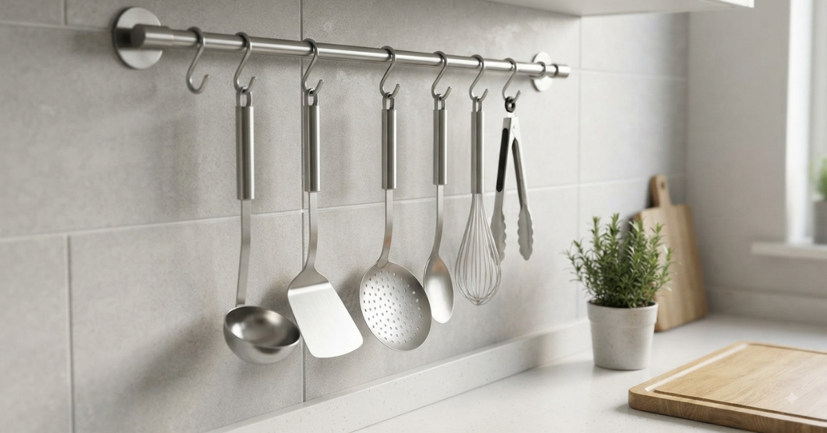 Kitchen Utensil Hanging Rail vs Traditional Storage Options in BD