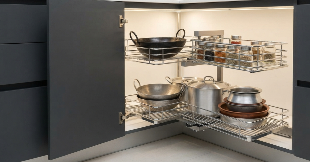 Smart Kitchen Corner Storage Solutions for BD Homes