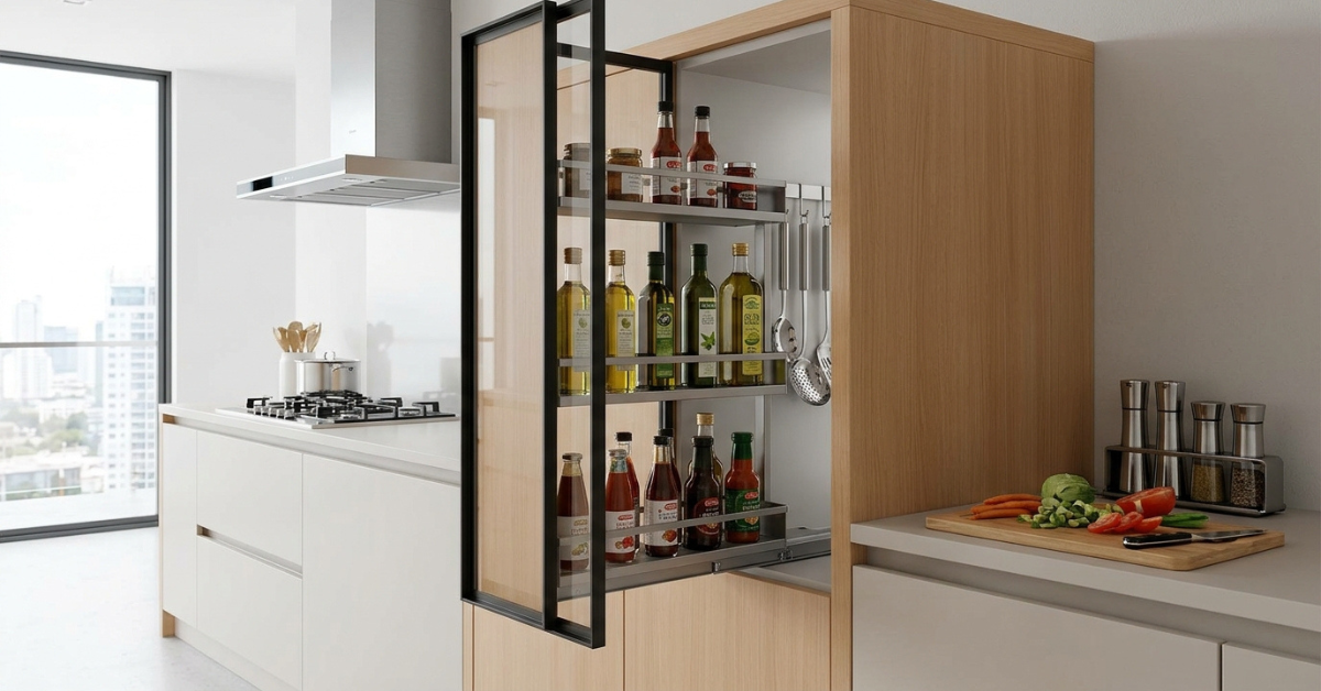 Bottle Cabinet Ideas for Smart and Stylish Kitchen Storage