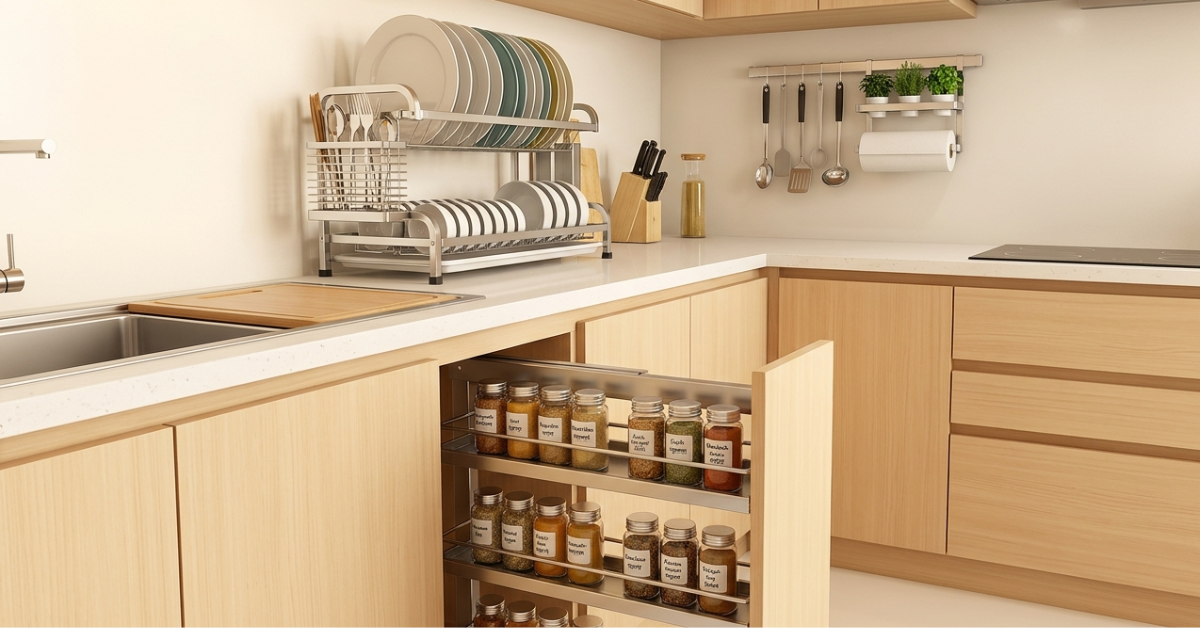 Hidden Spice Rack: Clever Ways to Organize Spices at Home!