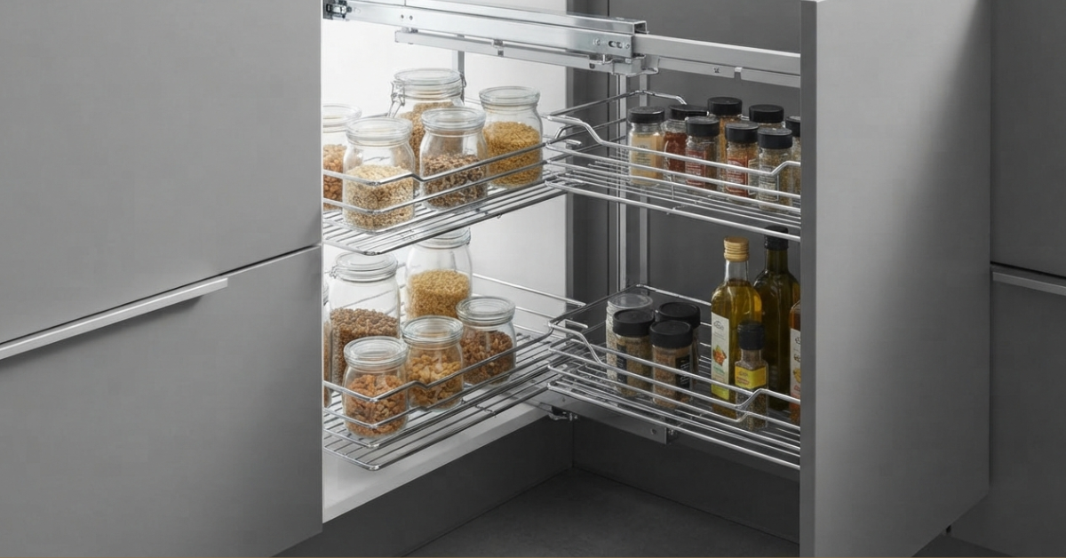 Corner Pantry Organisation Ideas for More Kitchen Storage