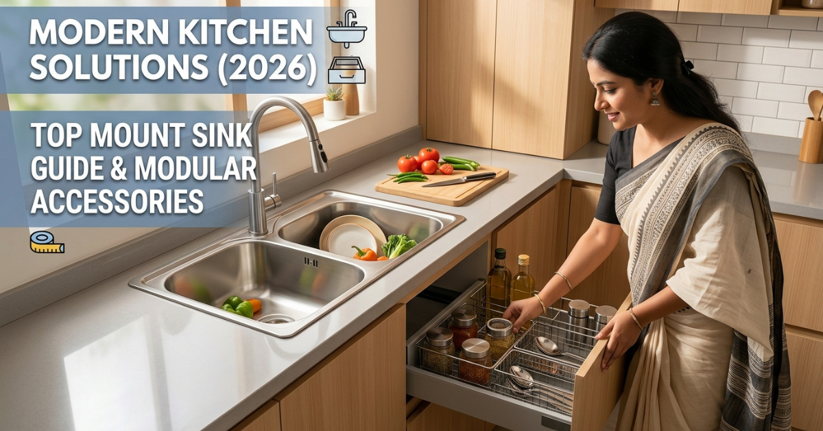 Top Mount Sink: Best Designs for Modern Kitchen Spaces