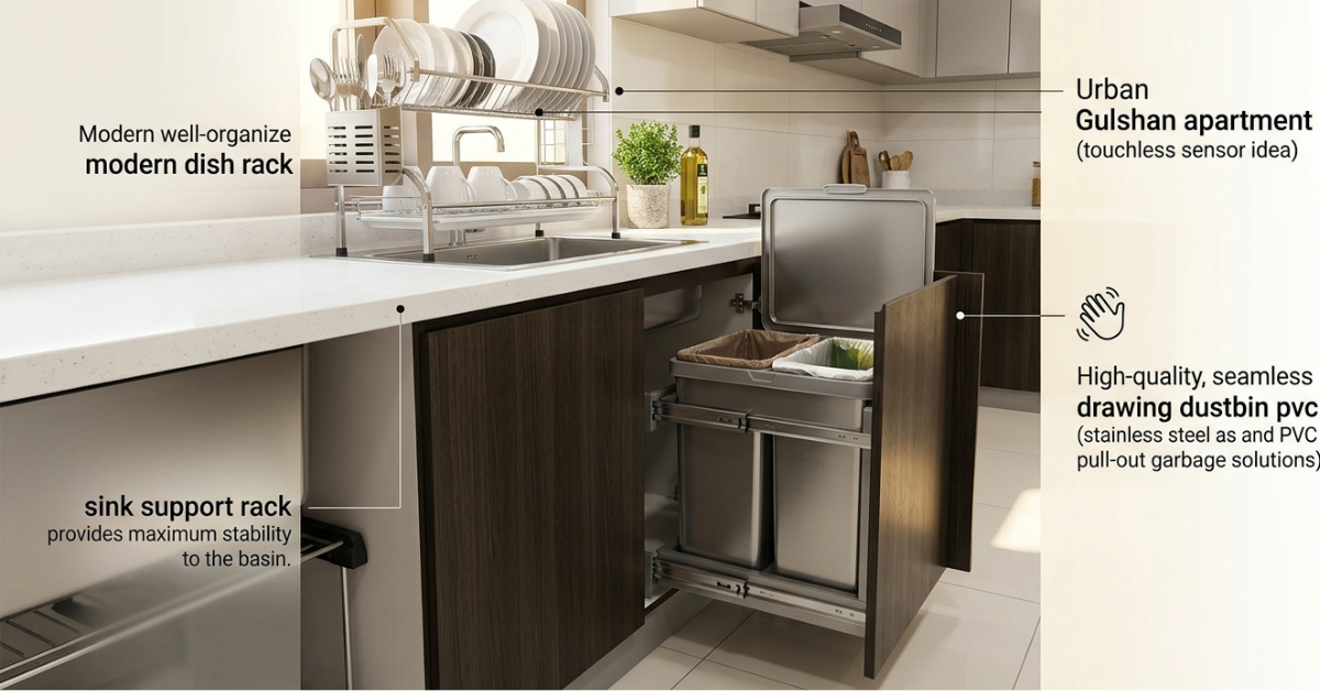 Kitchen Trash Bin: Smart & Stylish Waste Storage Solutions