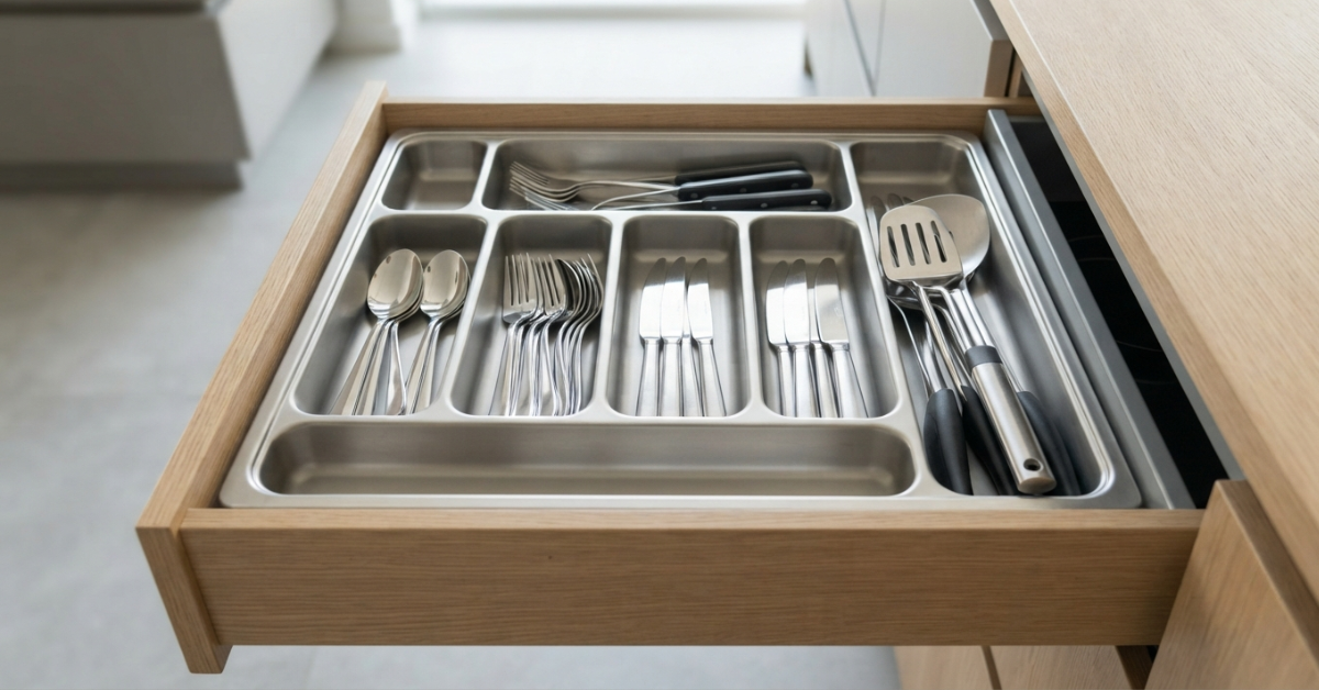 Drawer Organizer Tray: Smart Kitchen Storage Solutions