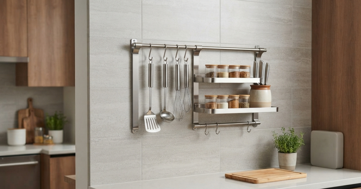 Best Stainless Steel Hanging Rack for Modern Kitchens