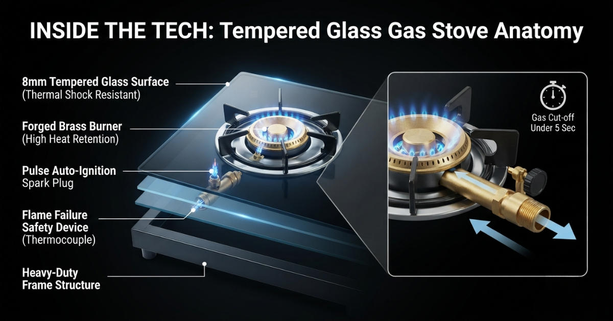 Tempered Glass Gas Stove: Features, Safety & BD Prices