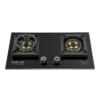 Foster FGS-8209M 2 Burner Gas Cooker – Glossy Black Marble Panel