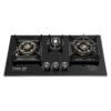 Foster FGS-8306M 3 Burner Gas Cooker – Glossy Black Marble Panel