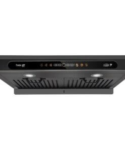 Foster FH-719BL 30" Black Seamless Kitchen Hood with Linking Function